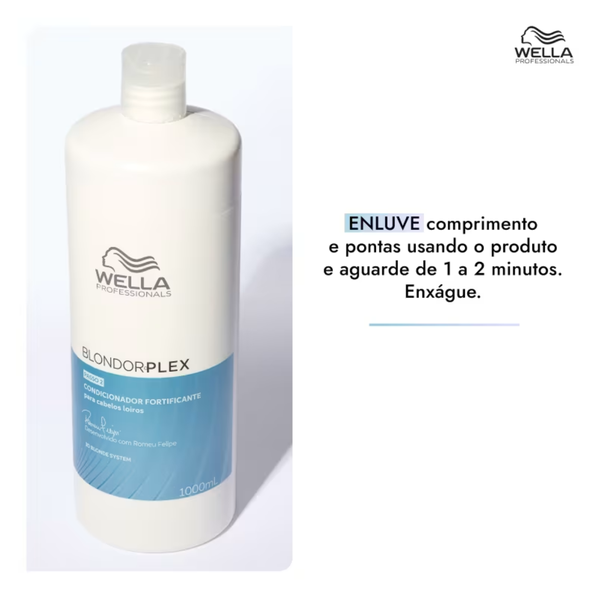 KIT WELLA BLONDOR PLEX SHAMPOO 1L + CONDICIONADOR 1L