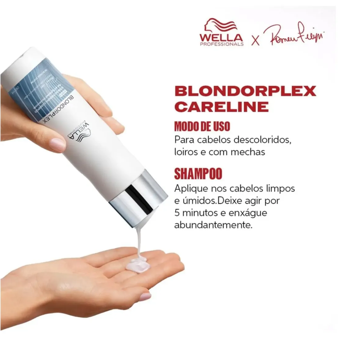 KIT WELLA BLONDOR PLEX SHAMPOO 250ML+CONDICIONADOR 200ML+MASCARA 150ML