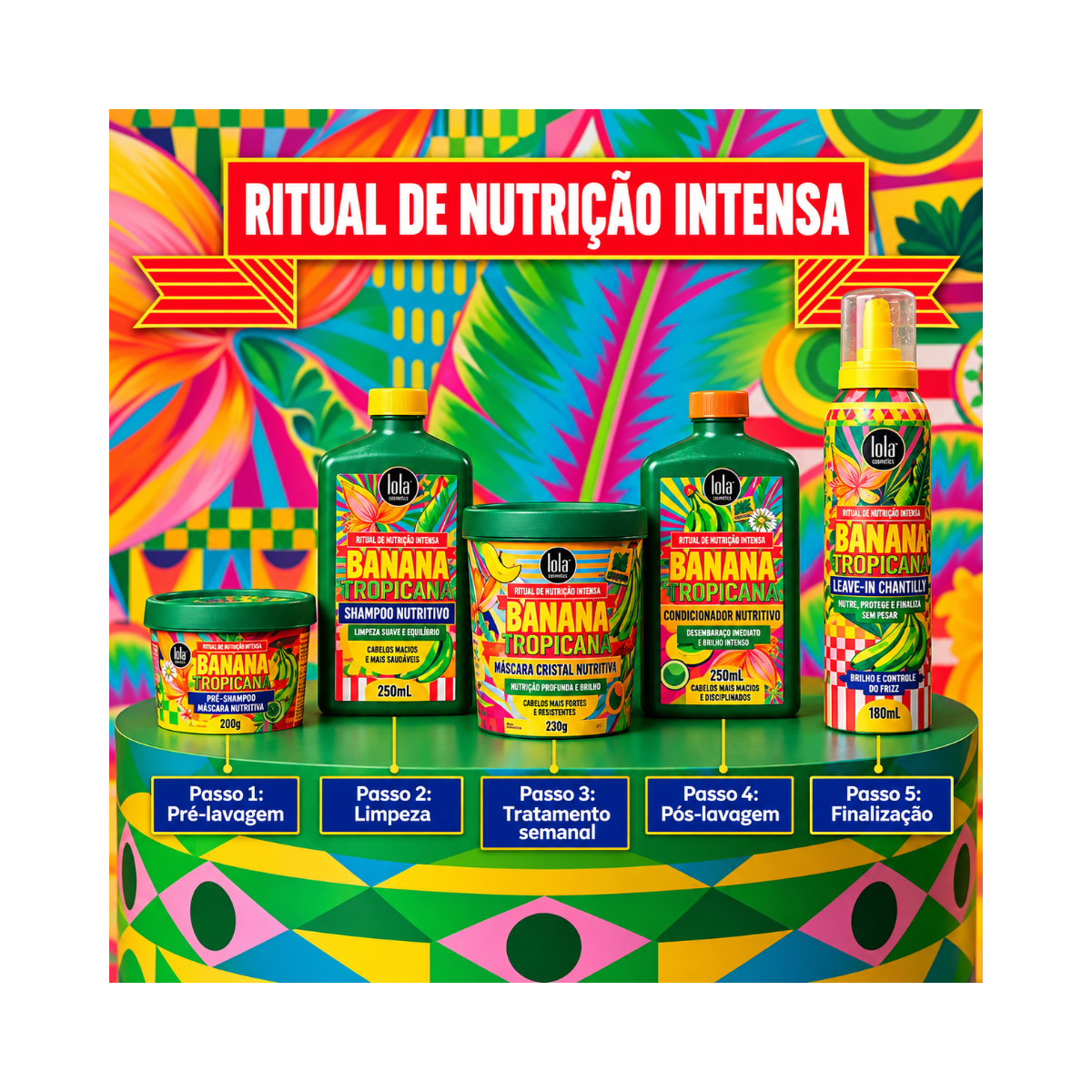 LEAVE IN CHANTILLY BANANA TROPICANA LOLA COSMETICS 160ML