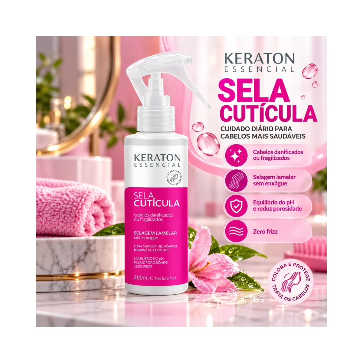 LEAVE-IN KERATON SELAGEM LAMELAR KERT 200ML
