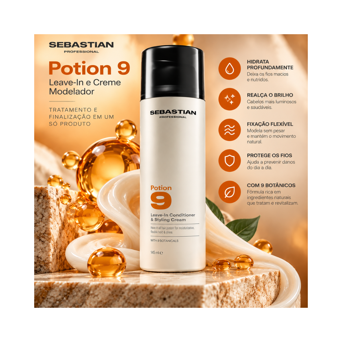 LEAVE IN SEBASTIAN PROFESSIONAL POTION 9 145ML