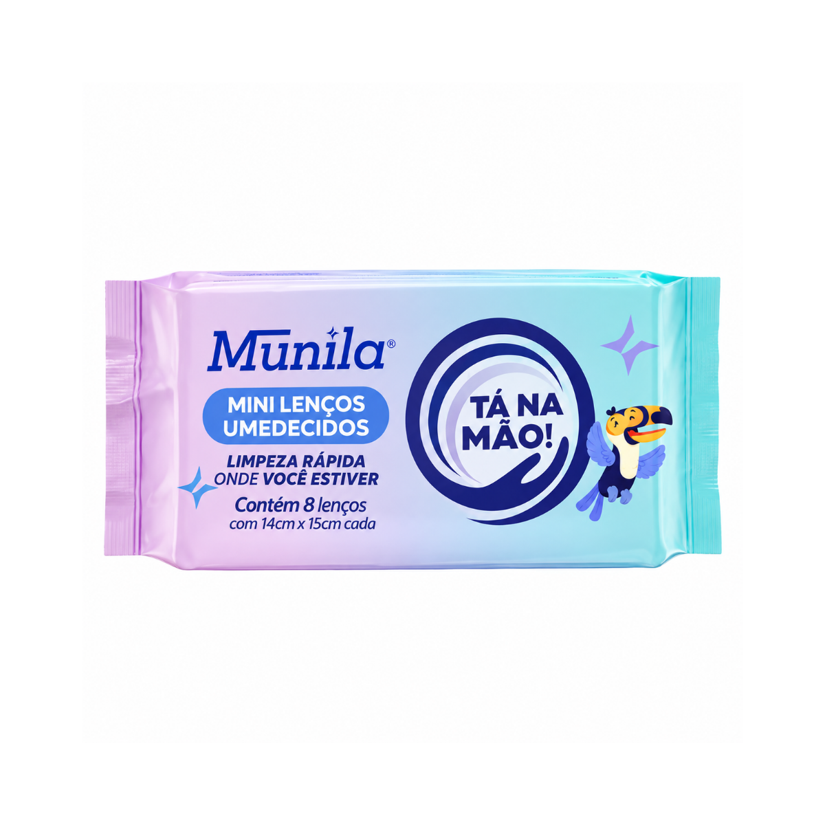 LENCO UMEDECIDO MUNILA TA NA MAO C/8