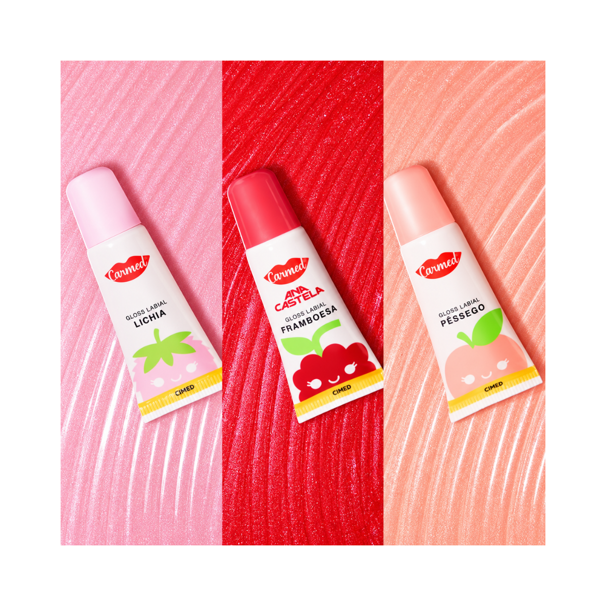 LIP GLOSS CARMED FRAMBOESA ANA CASTELA 5G
