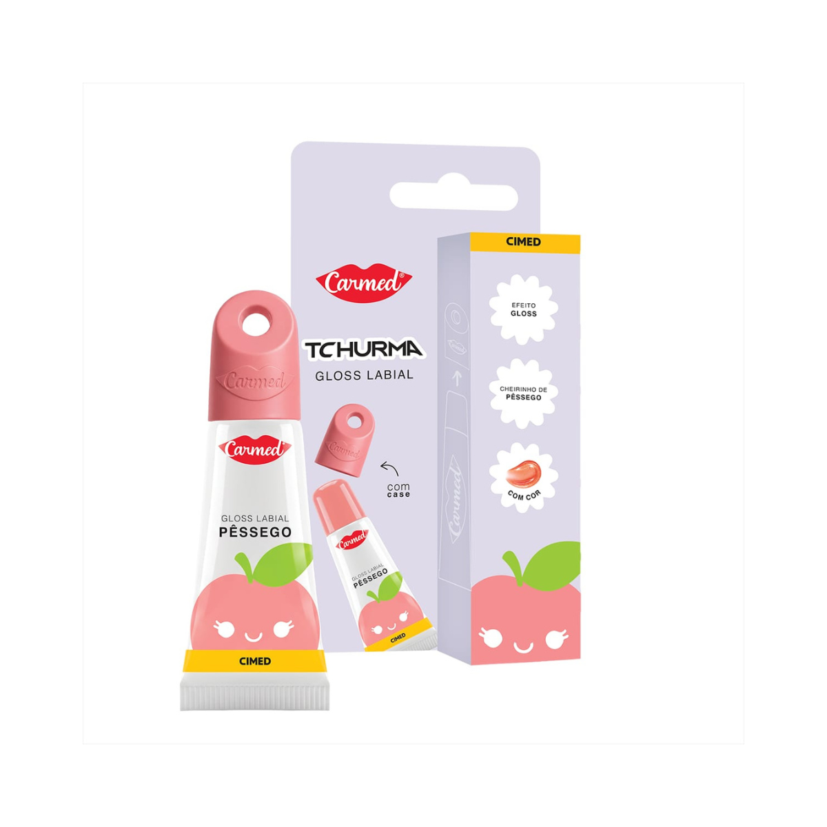 LIP GLOSS CARMED PESSEGO 5G