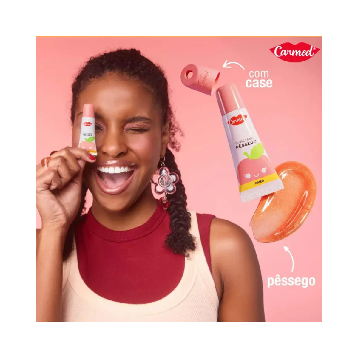 LIP GLOSS CARMED PESSEGO 5G