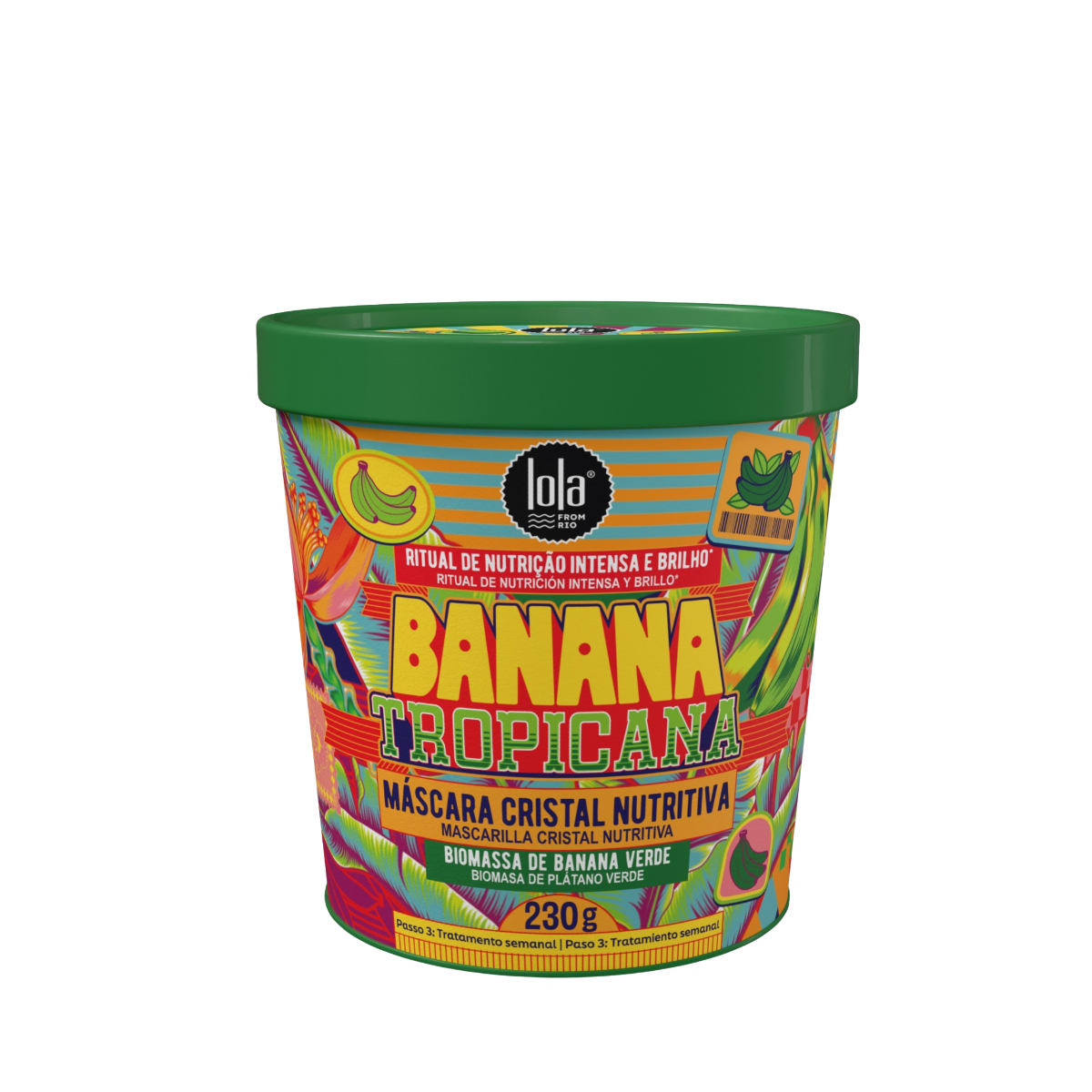 MASCARA BANANA TROPICANA LOLA COSMETICS 230G