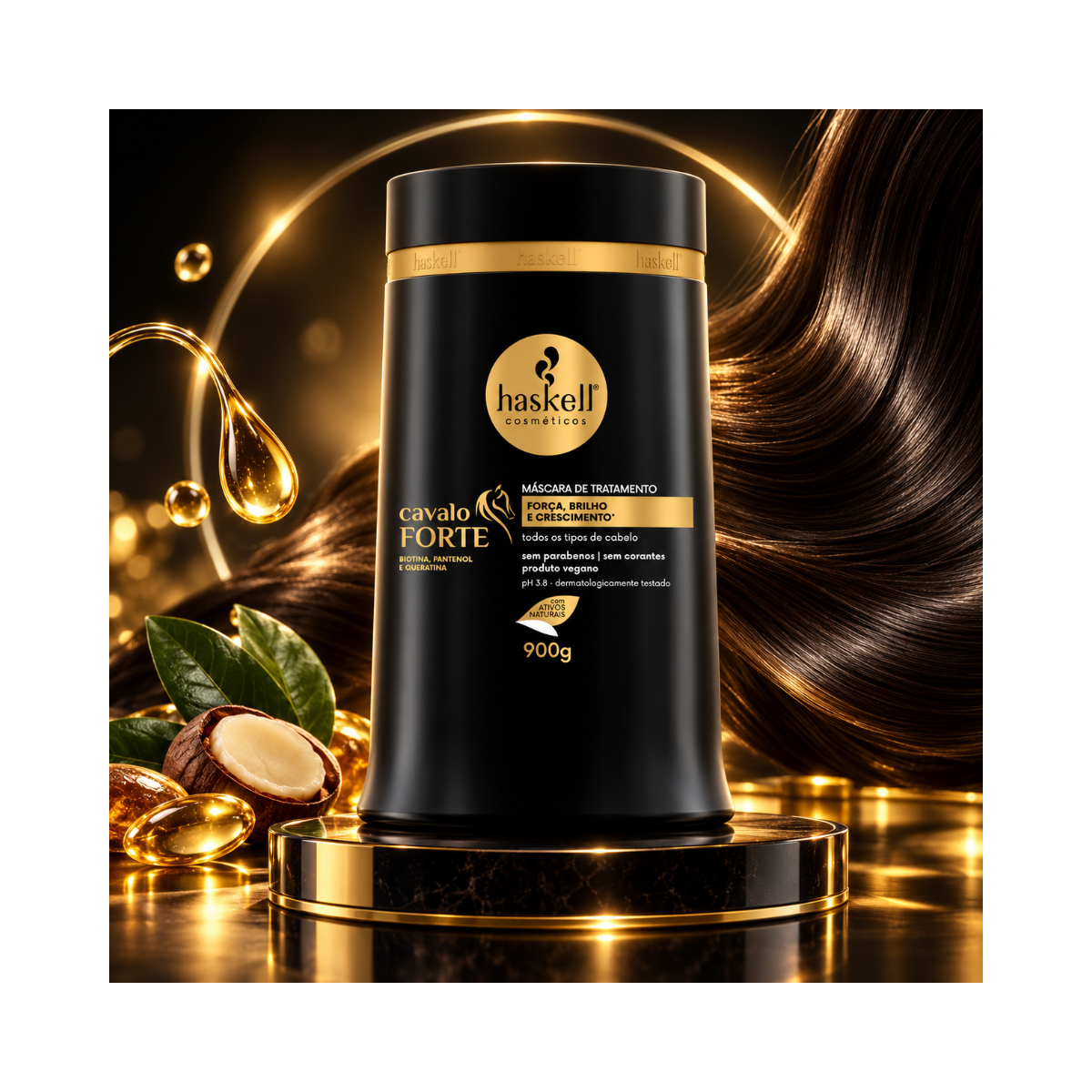 MÁSCARA DE TRATAMENTO CAVALO FORTE HASKELL 900G