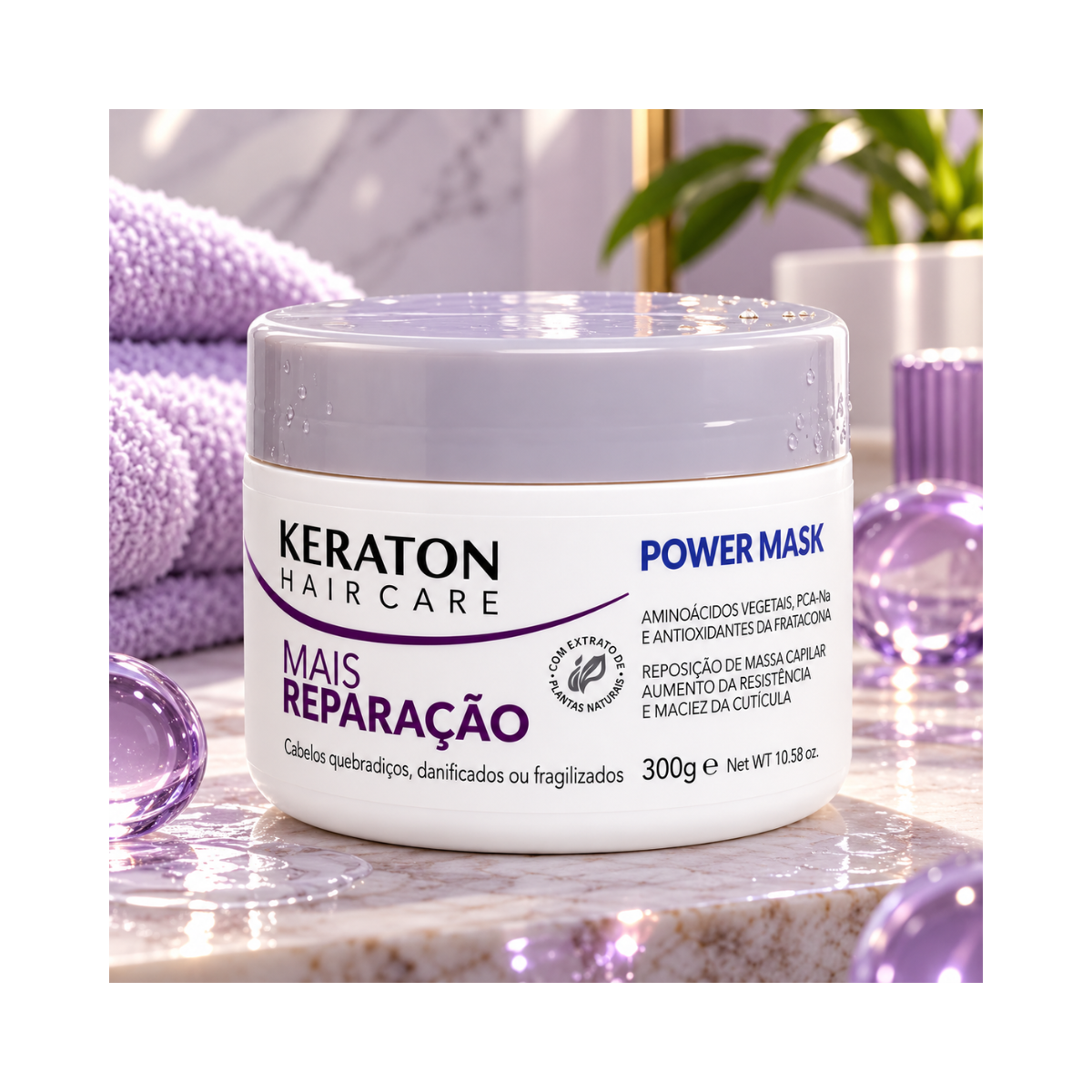 MÁSCARA KERATON MAIS REPARAÇÃO KERT 300G