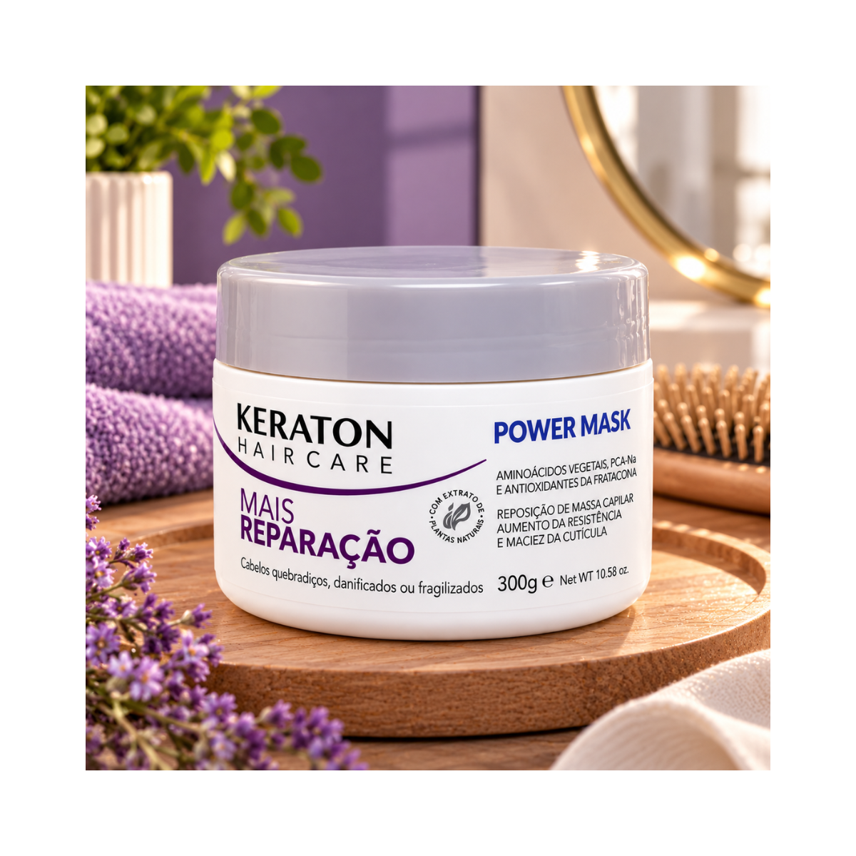 MÁSCARA KERATON MAIS REPARAÇÃO KERT 300G