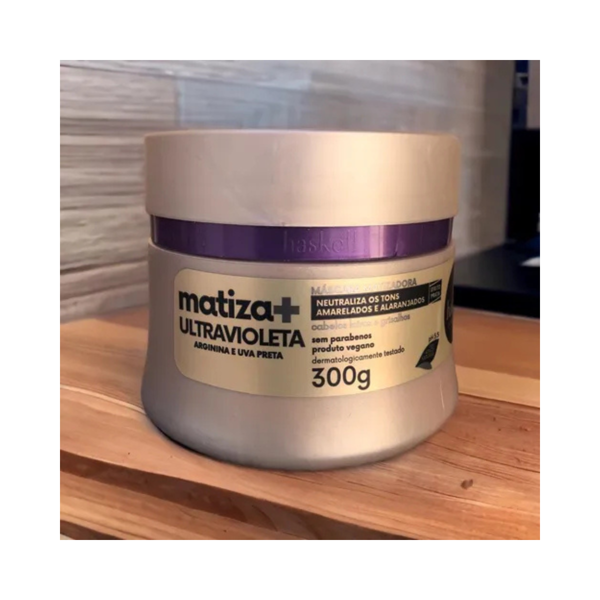 MASCARA MATIZA MAIS ULTRA VIOLETA HASKELL 300GR