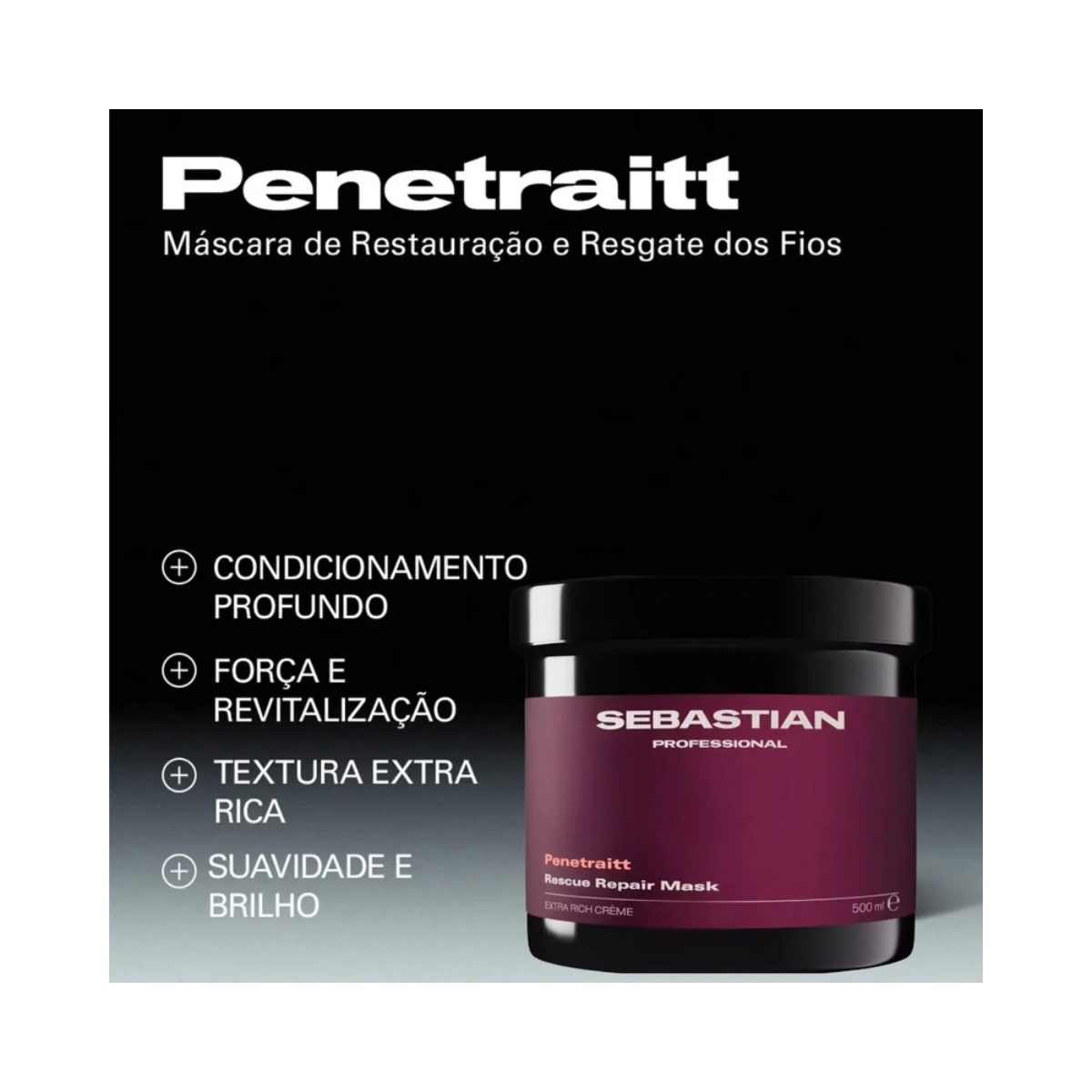 MÁSCARA SEBASTIAN PENETRAITT WELLA 500ML