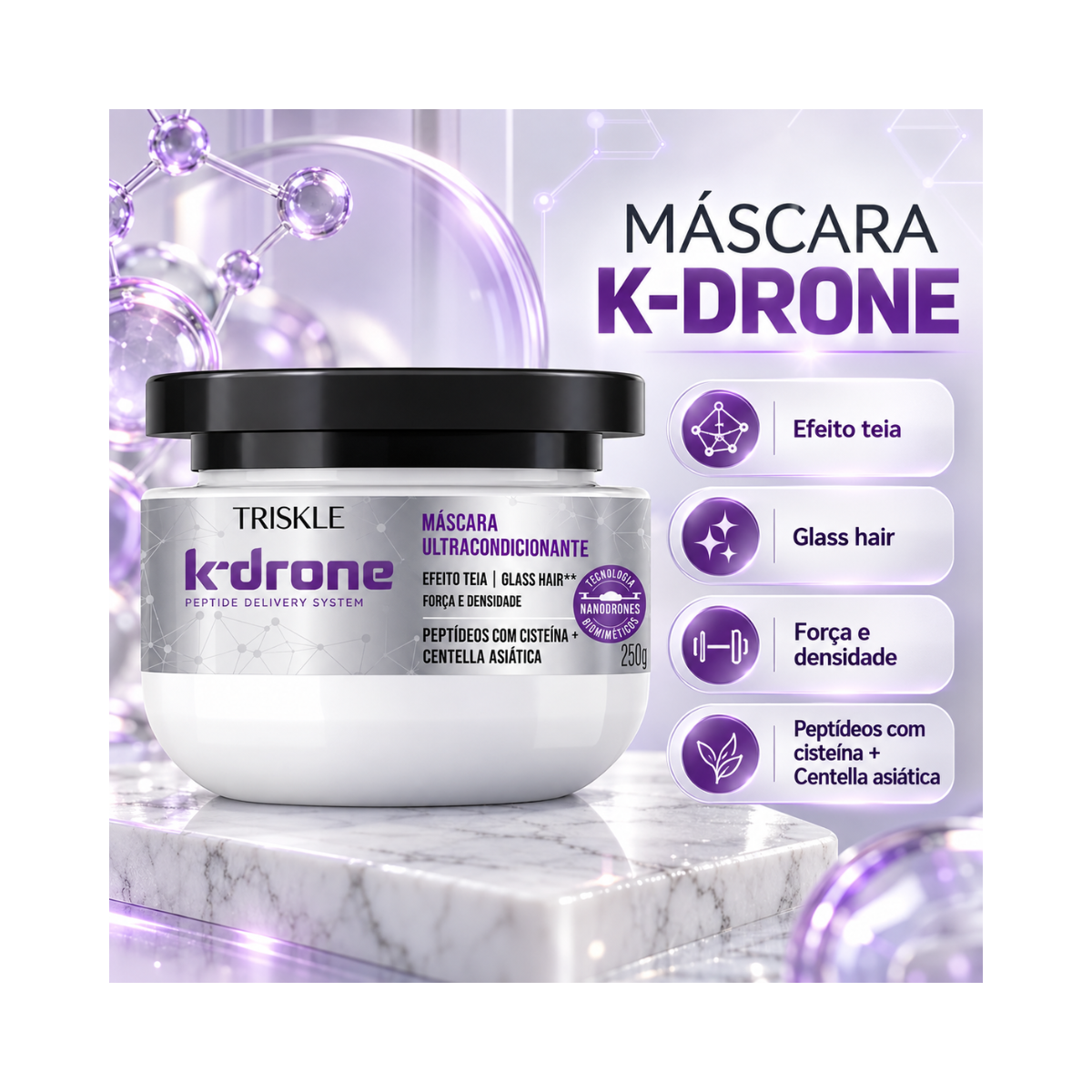 MÁSCARA ULTRA CONDICIONANTE K-DRONE TRISKLE 250G