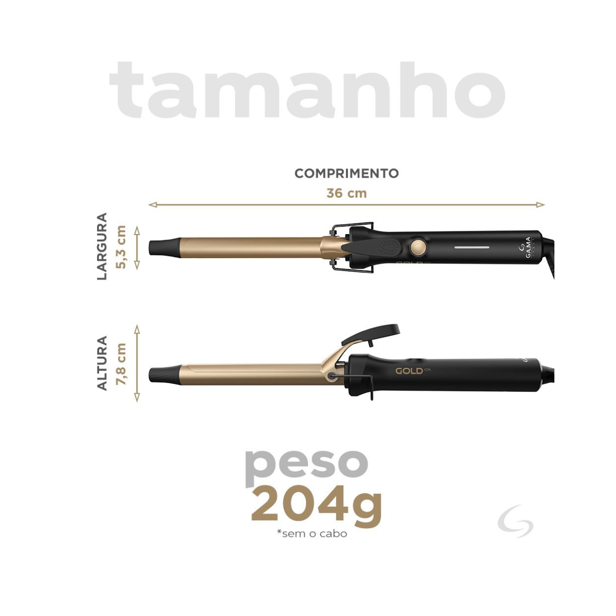 MODELADOR GOLD ION GAMA ITALY 19MM BIVOLT