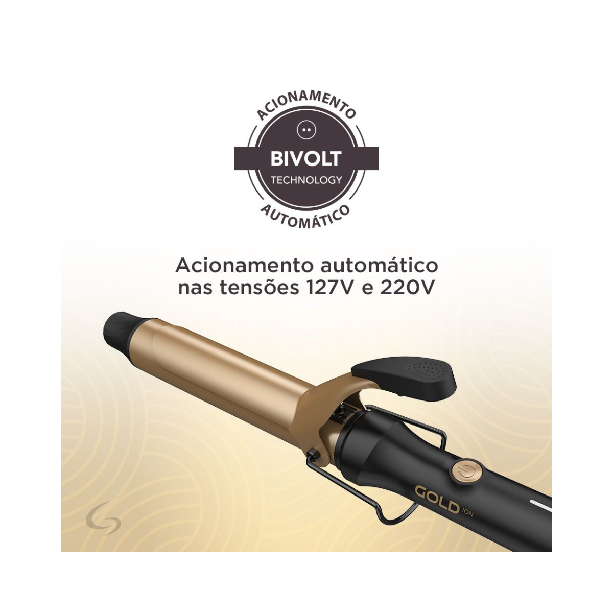 MODELADOR GOLD ION GAMA ITALY 32MM BIVOLT