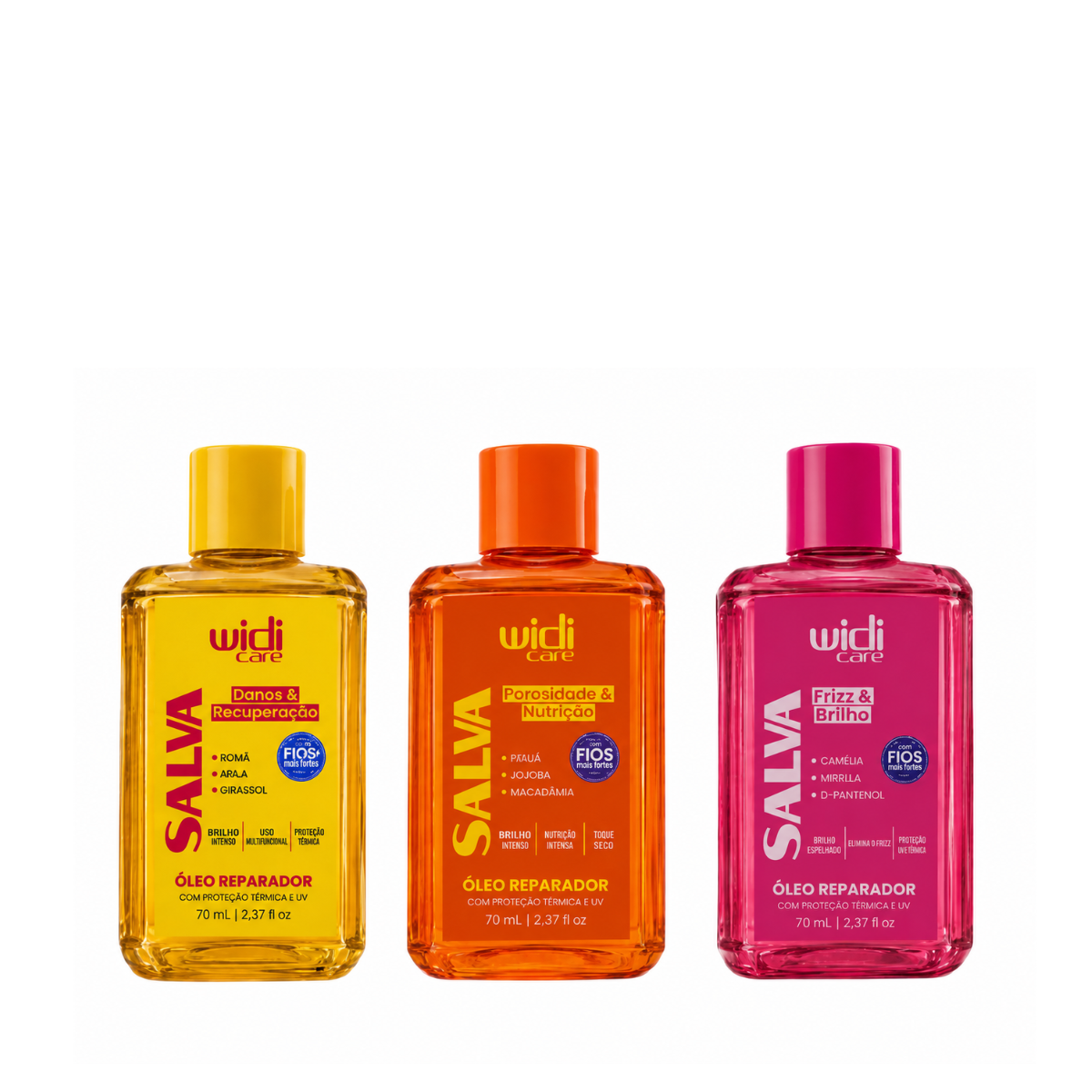 ÓLEO REPARADOR DANOS E RECUPERAÇÃO SALVA WIDI CARE 70ML