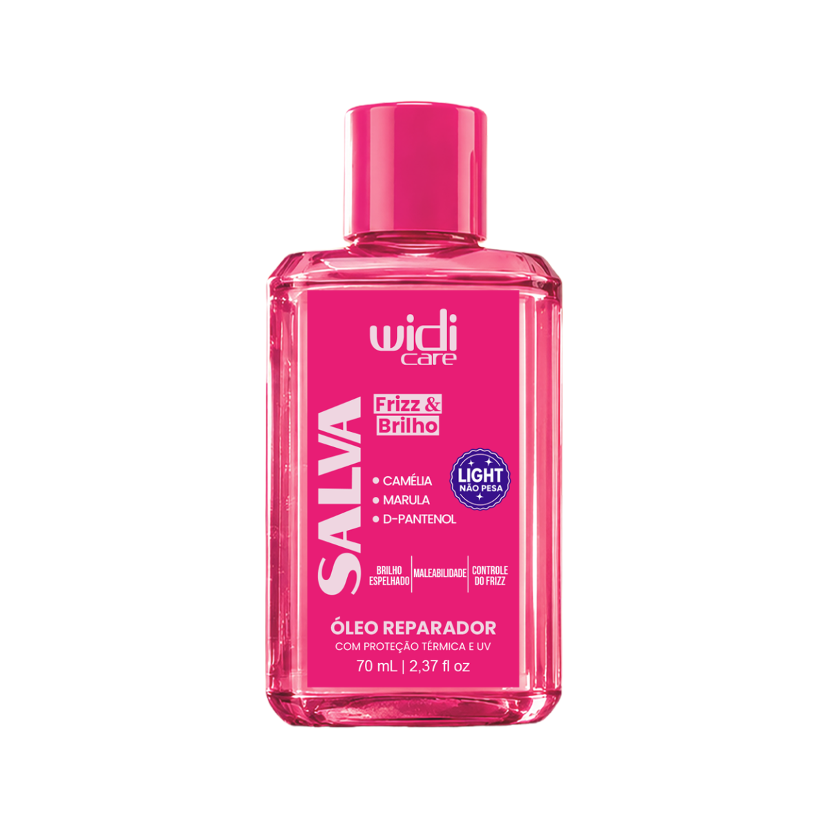 ÓLEO REPARADOR FRIZZ E BRILHO SALVA WIDI CARE 70ML