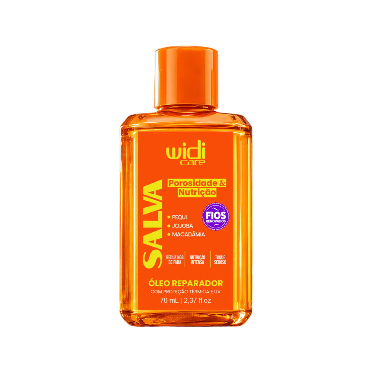 ÓLEO REPARADOR POROSIDADE E NUTRIÇÃO SALVA WIDI CARE 70ML