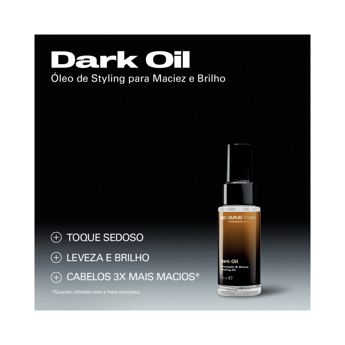 ÓLEO WELLA SEBASTIAN DARK OIL 30ML