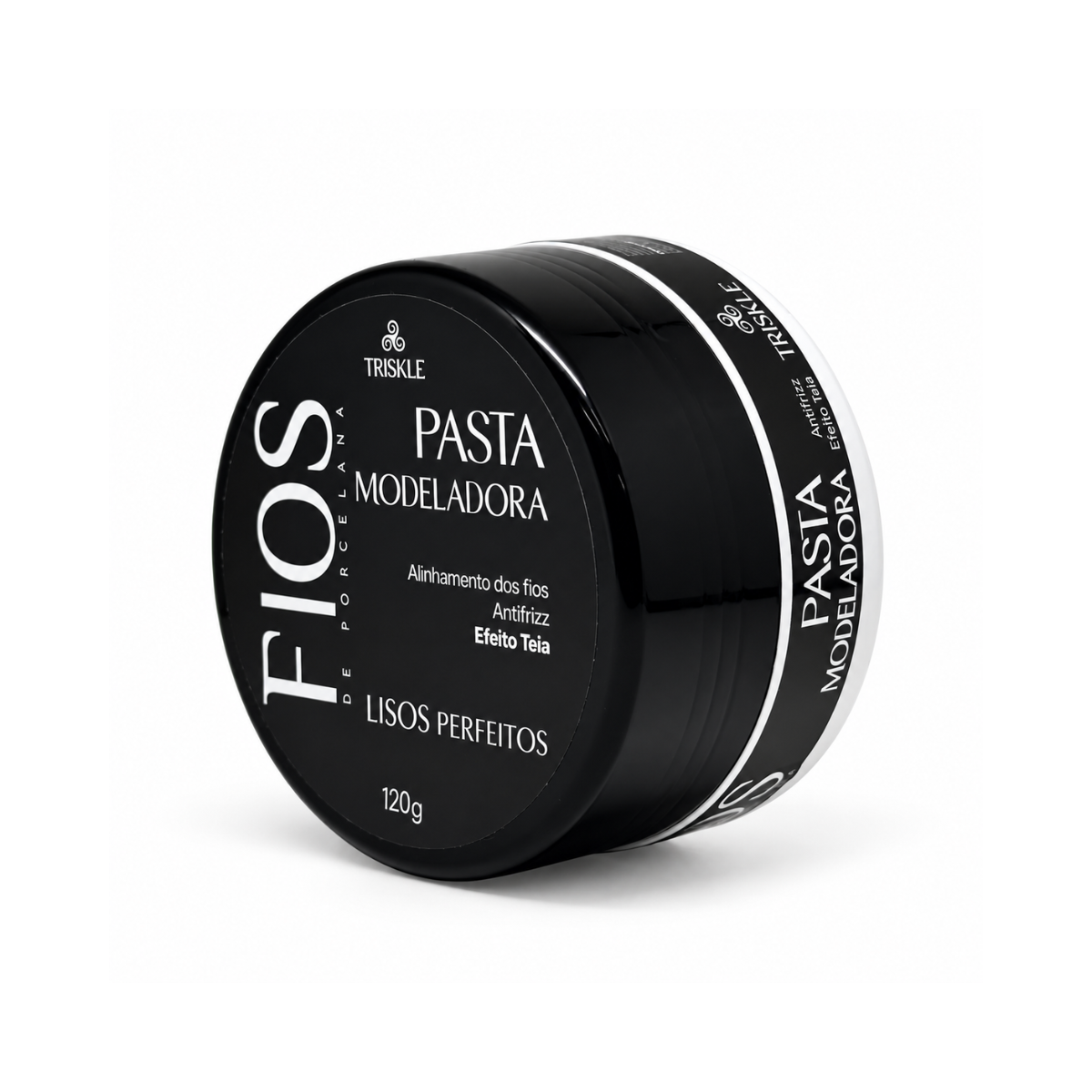 PASTA MODELADORA FIOS DE PORCELANA LISOS PERFEITOS TRISKLE 120G