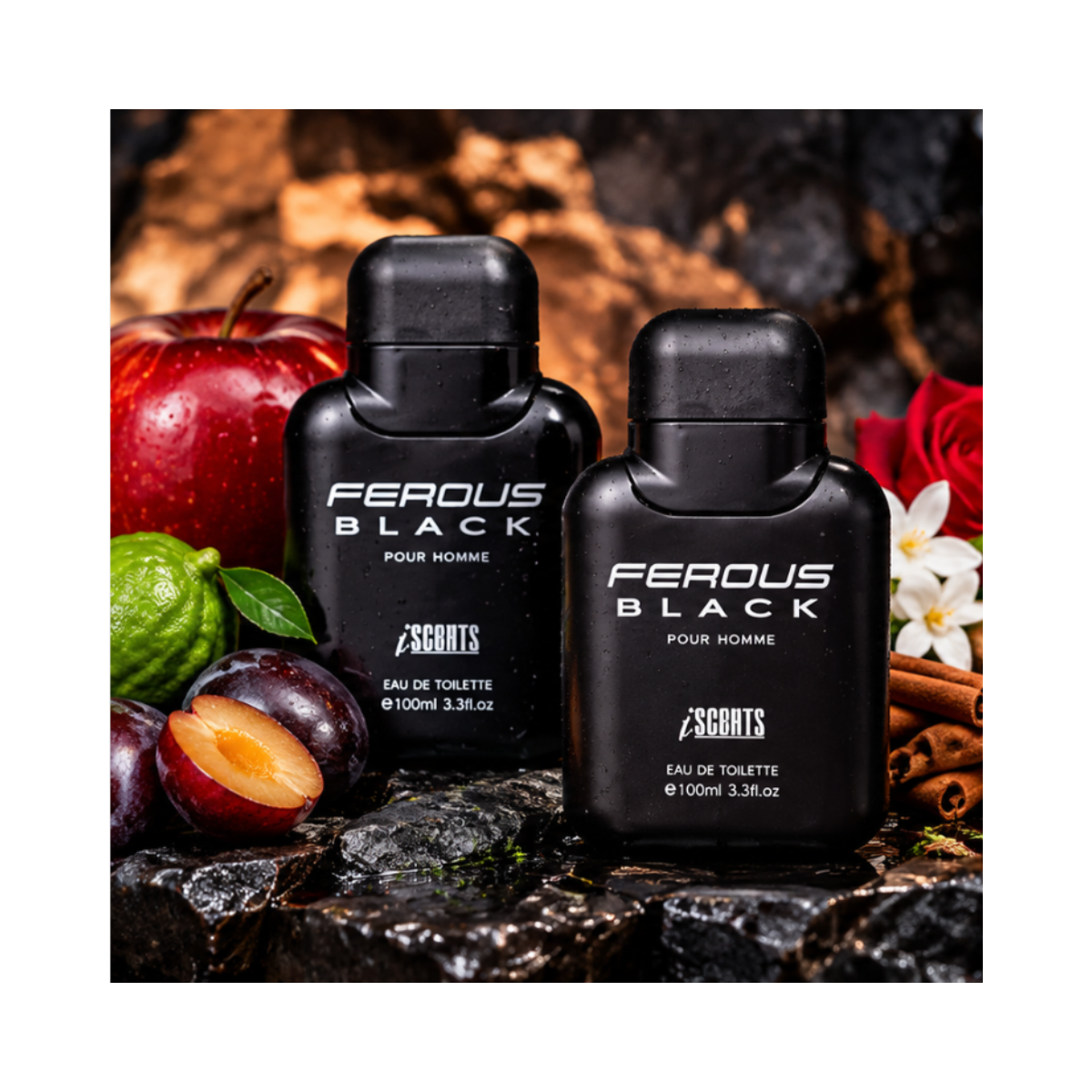 PERFUME I-SCENTS EDT MASCULINO BLACK FEROUS 100ML