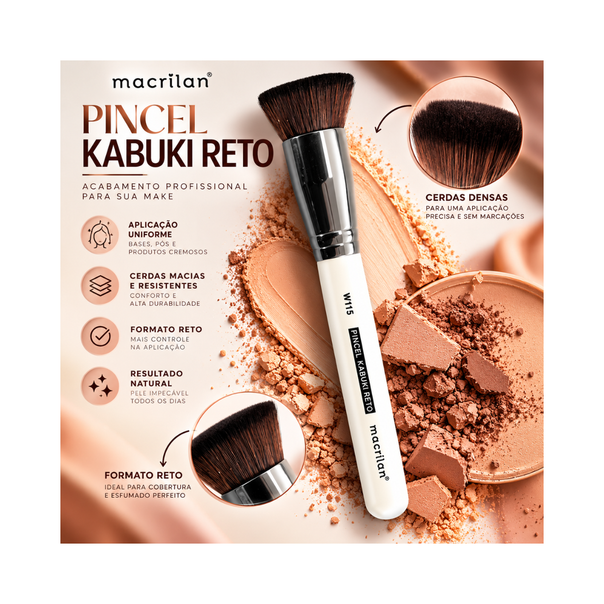 PINCEL KABUKI RETO MACRILAN W115