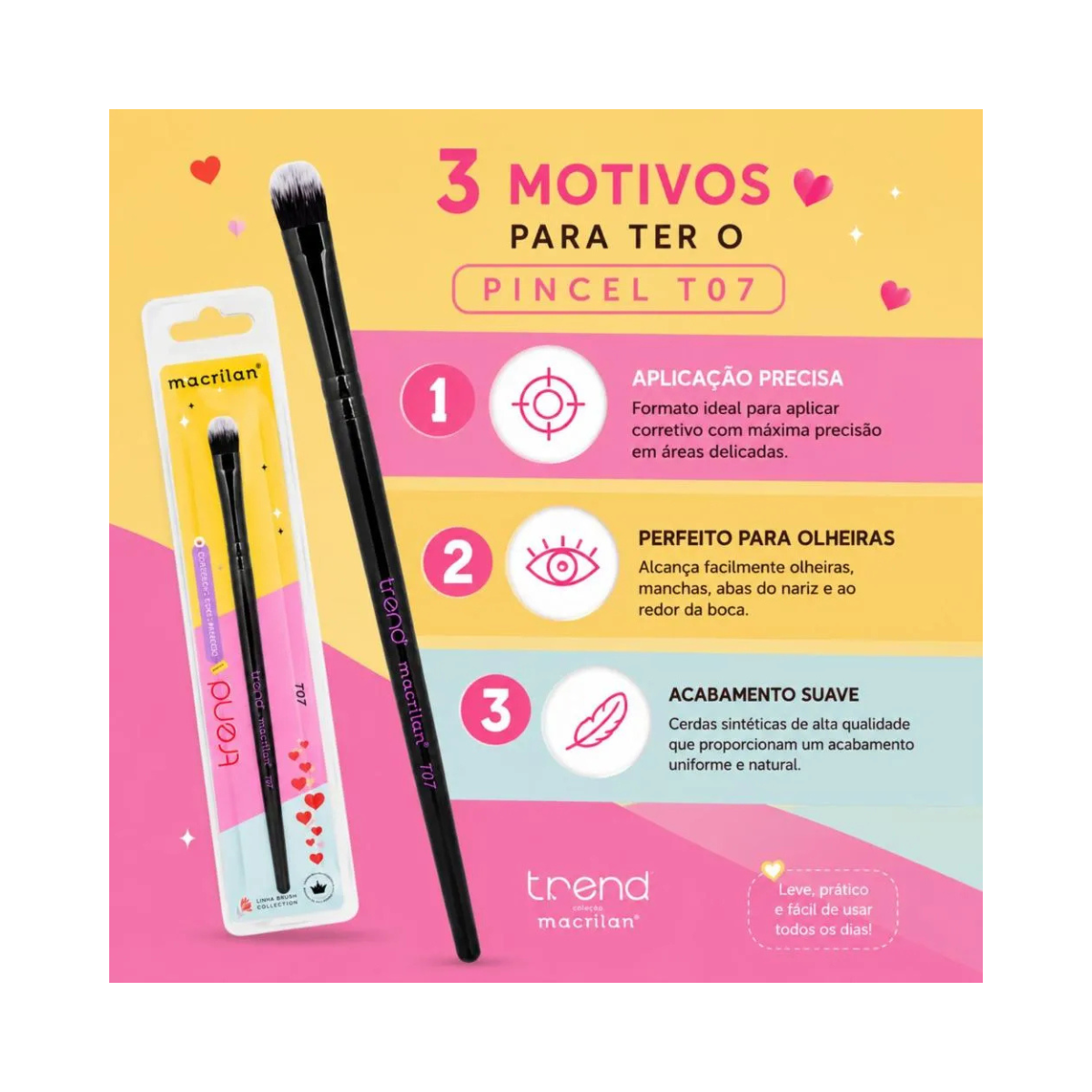 PINCEL PARA CORRETIVO MACRILAN T07