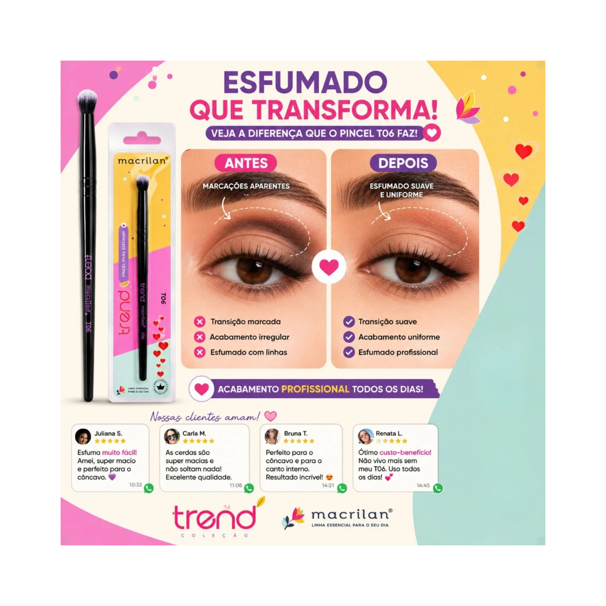 PINCEL PARA ESFUMAR MACRILAN T06