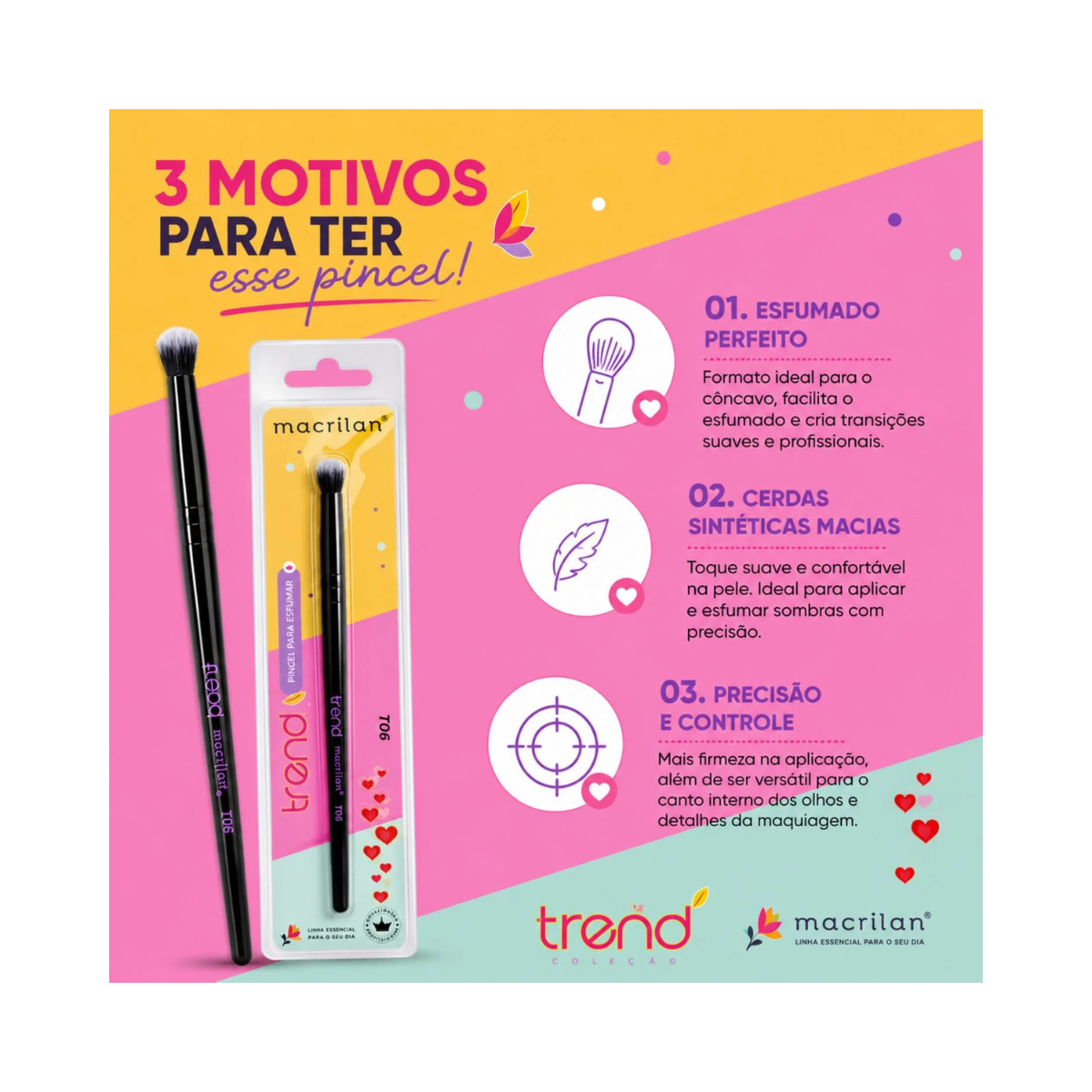 PINCEL PARA ESFUMAR MACRILAN T06
