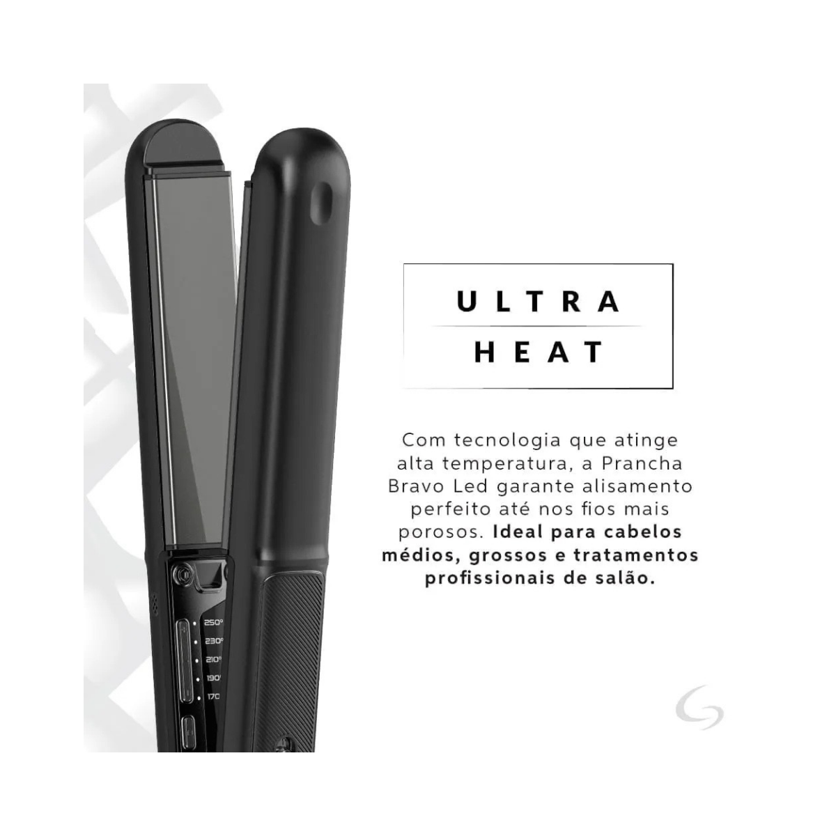 PRANCHA BRAVO GAMA ITALY 250°C BIVOLT