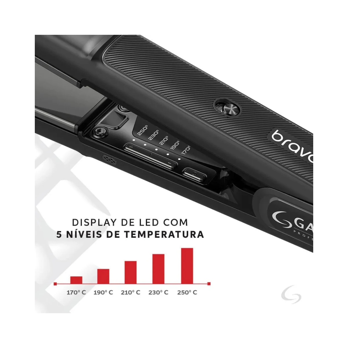PRANCHA BRAVO GAMA ITALY 250°C BIVOLT