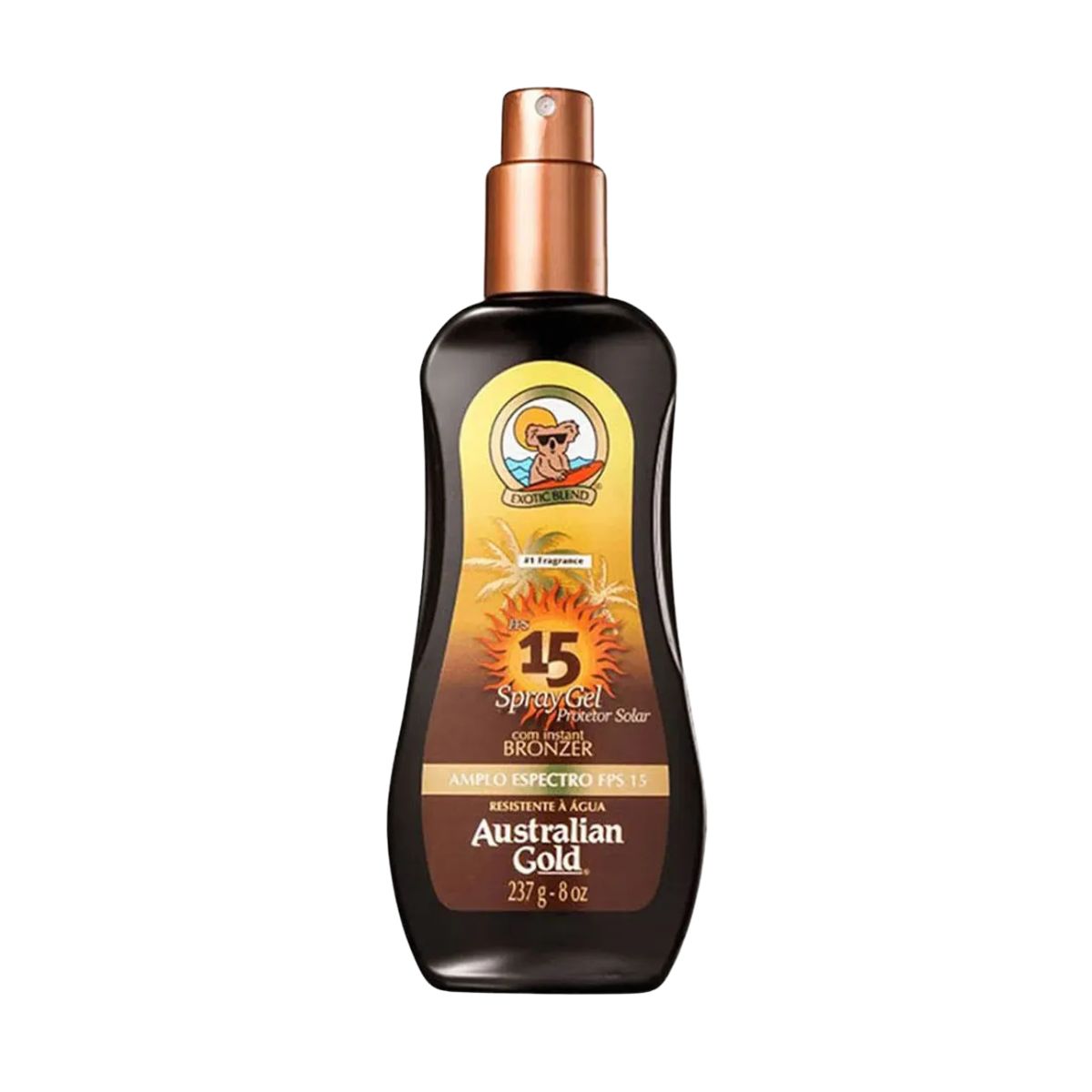PROTETOR SOLAR SPRAY GEL FPS15 AUSTRALIAN GOLD 237ML
