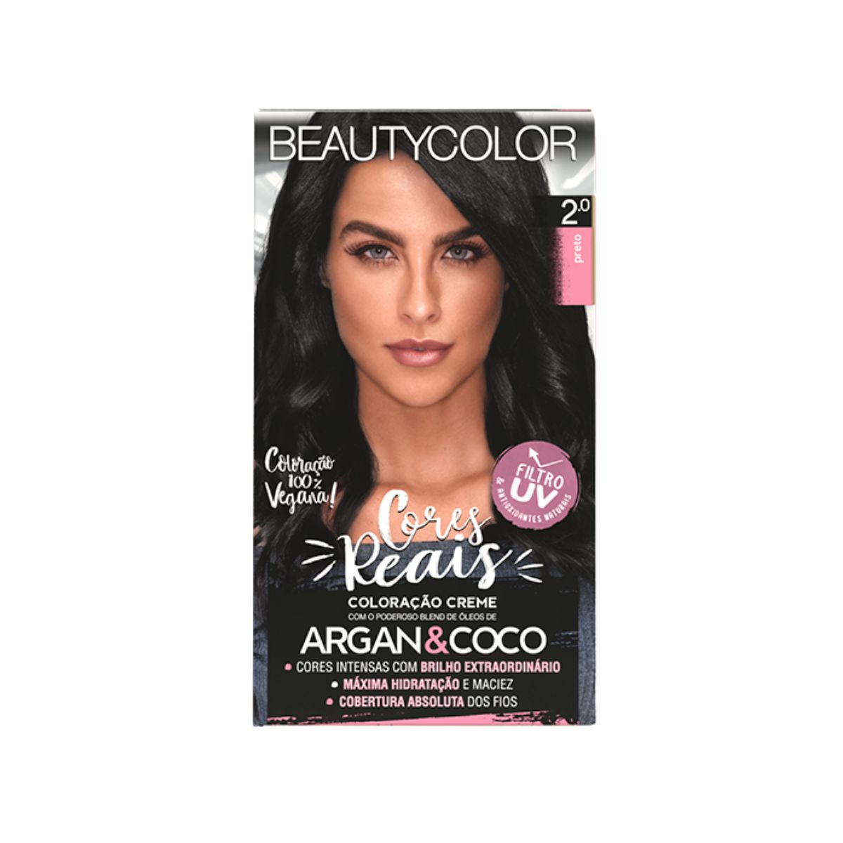 COLORAÇÃO KIT 2.0 PRETO BEAUTY COLOR