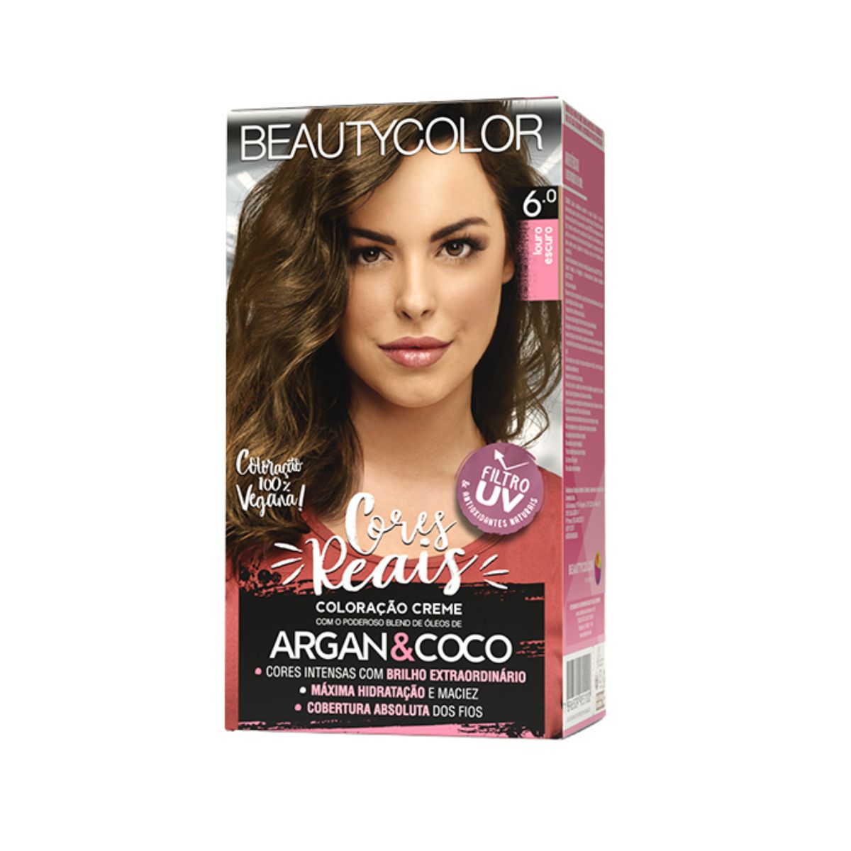 COLORAÇÃO KIT 6.0 LOURO ESCURO BEAUTY COLOR