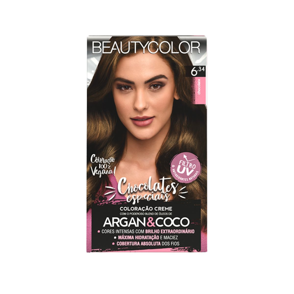COLORAÇÃO 6.34 CHOCOLATE BEAUTY COLOR