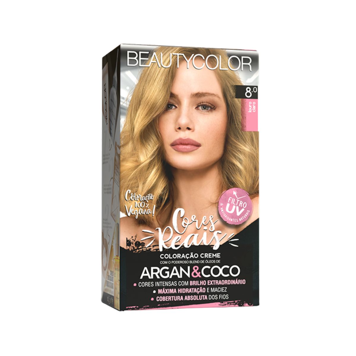 COLORAÇÃO KIT 8.0 LOURO CLARO BEUATY COLOR