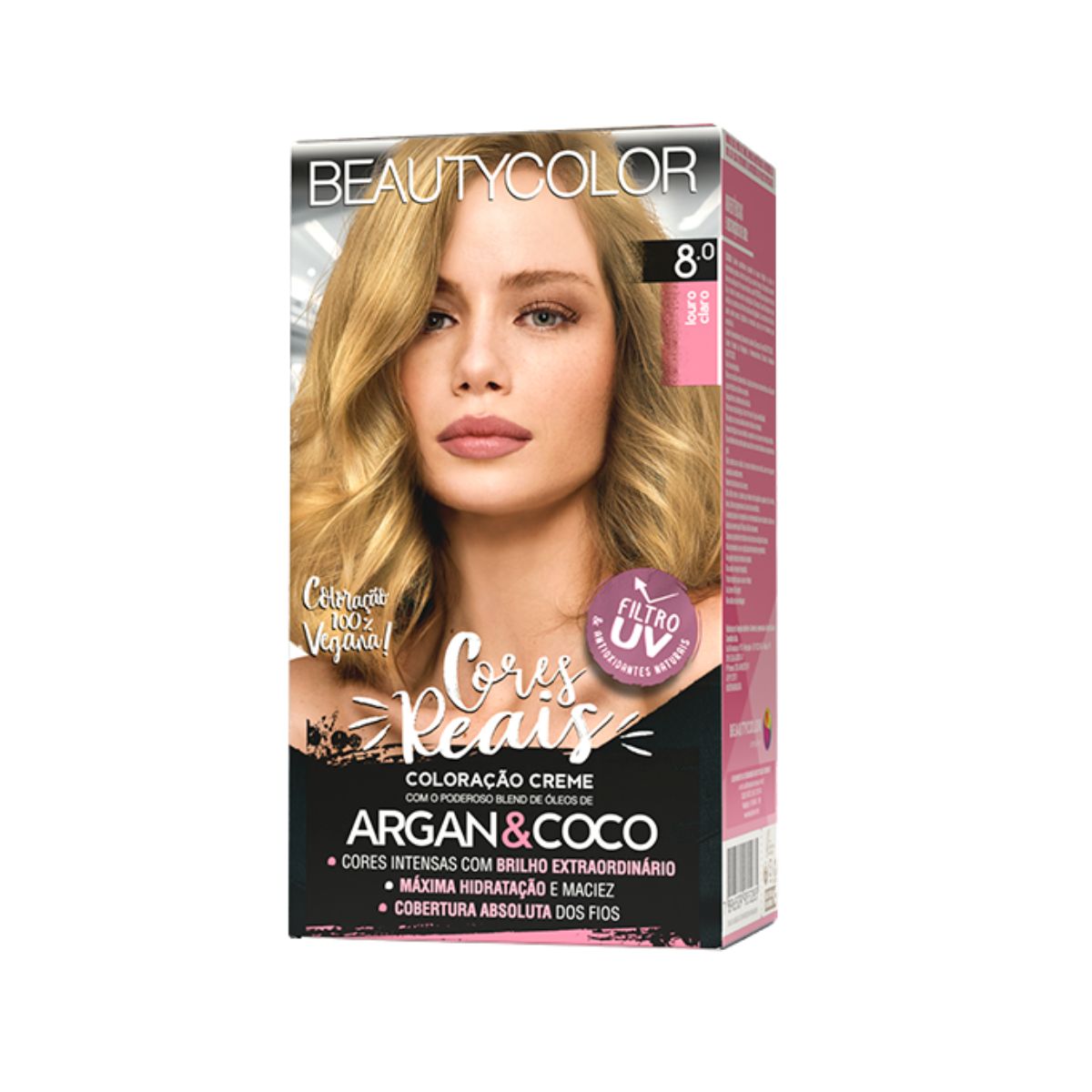 COLORAÇÃO KIT 8.0 LOURO CLARO BEUATY COLOR