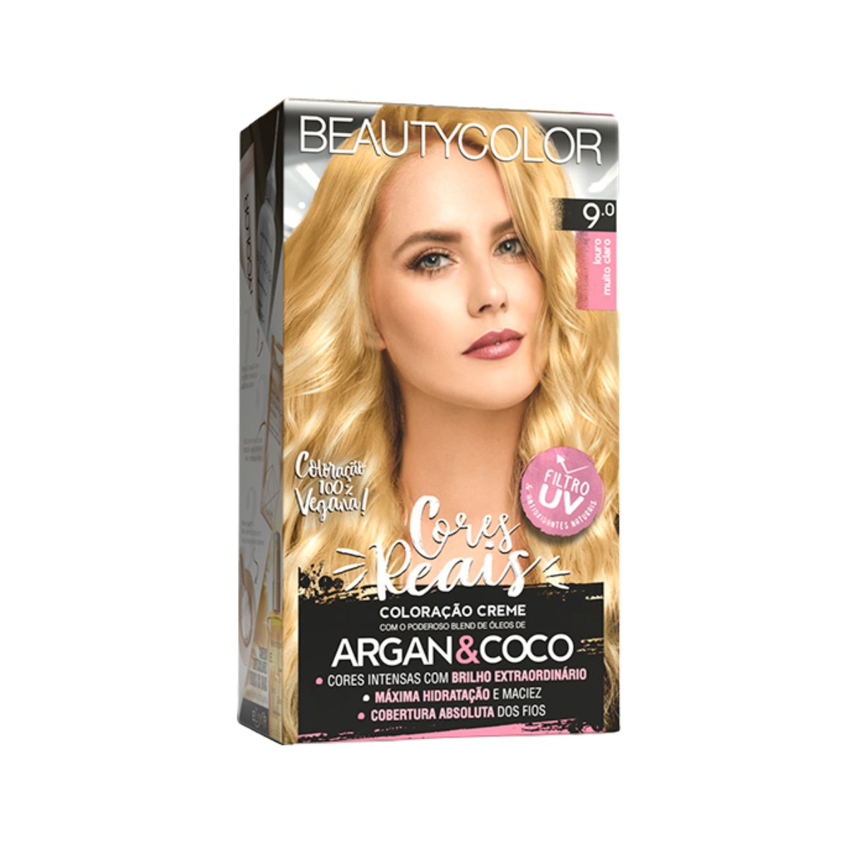 COLORAÇÃO KIT 9.0 LOURO MUITO CLARO BEAUTY COLOR