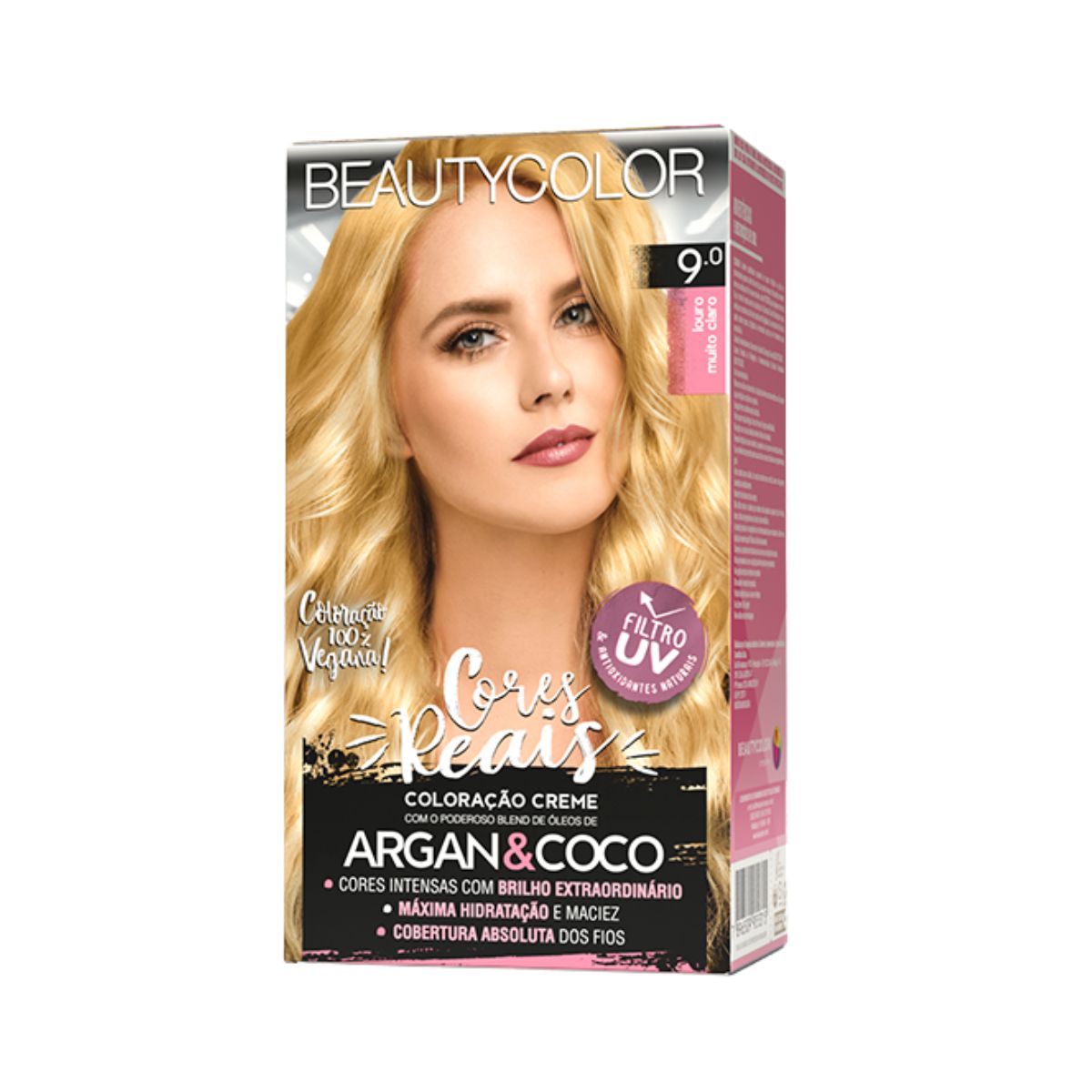 COLORAÇÃO KIT 9.0 LOURO MUITO CLARO BEAUTY COLOR