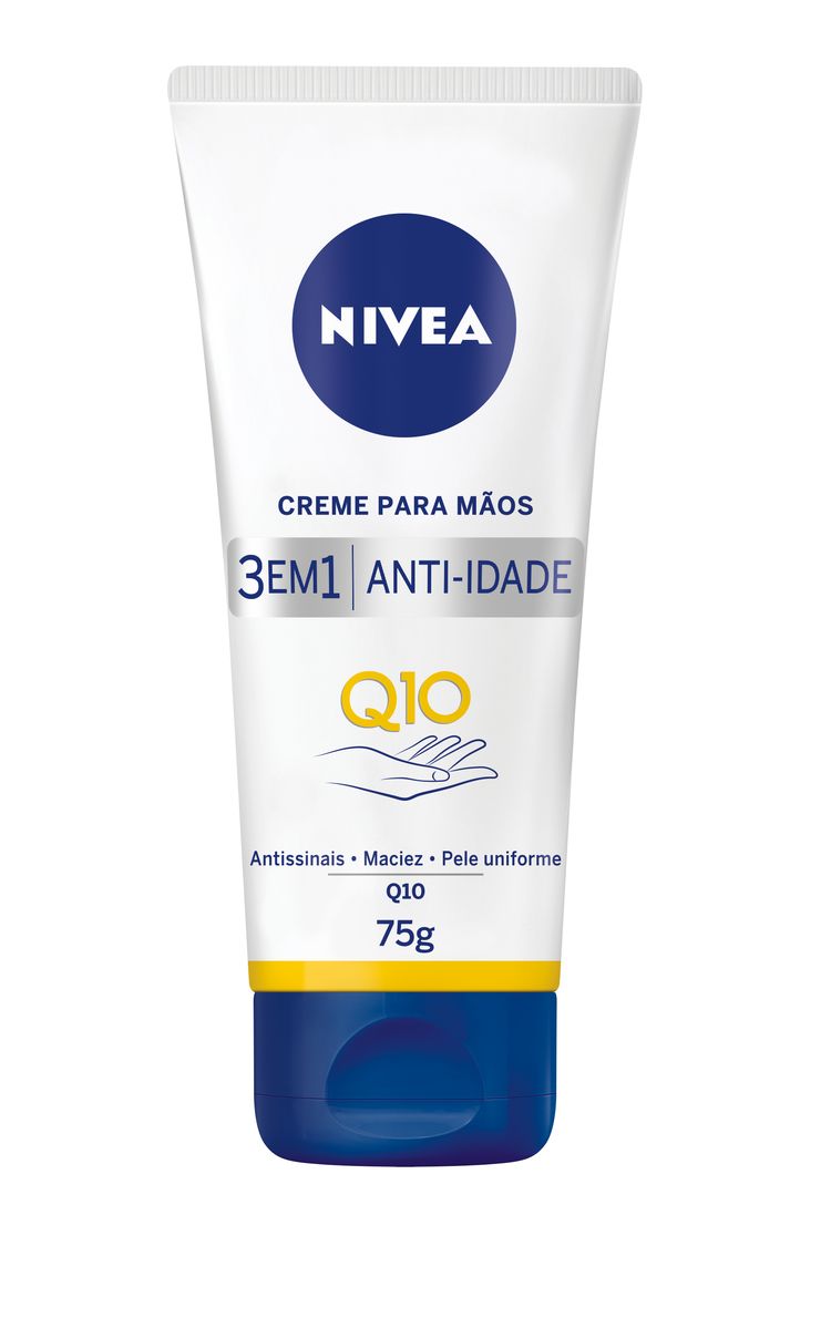CREME PARA AS MÃOS ANTI-IDADE Q10 PLUS NIVEA 75G