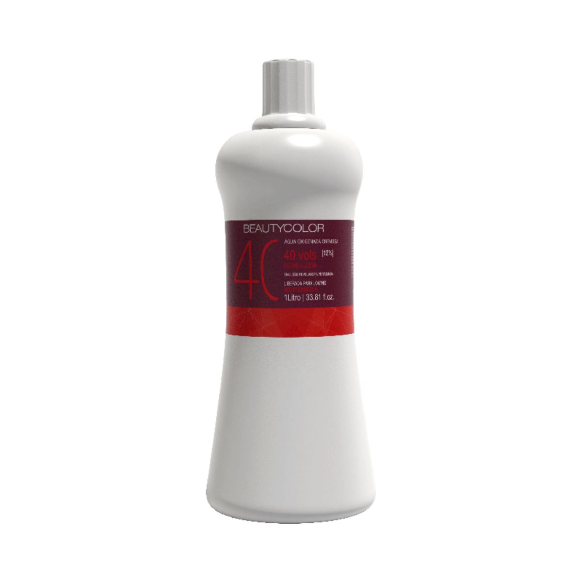 ÁGUA OXIGENADA CREMOSA 40 VOLUMES BEAUTY COLOR 1000ML