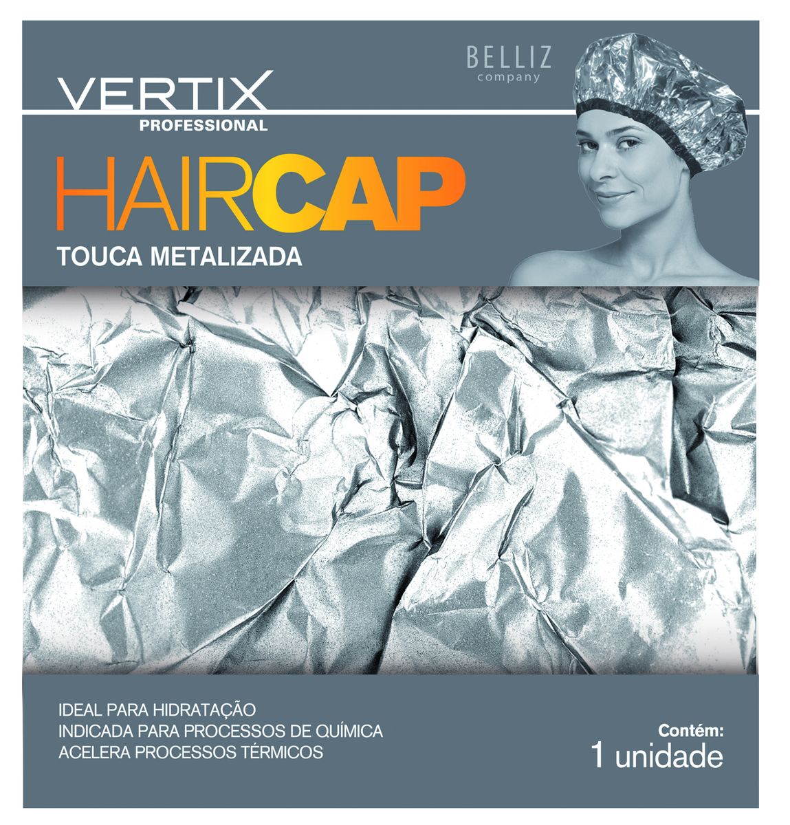 TOUCA METALIZADA HAIR HYDRATION REF:393 VERTIX