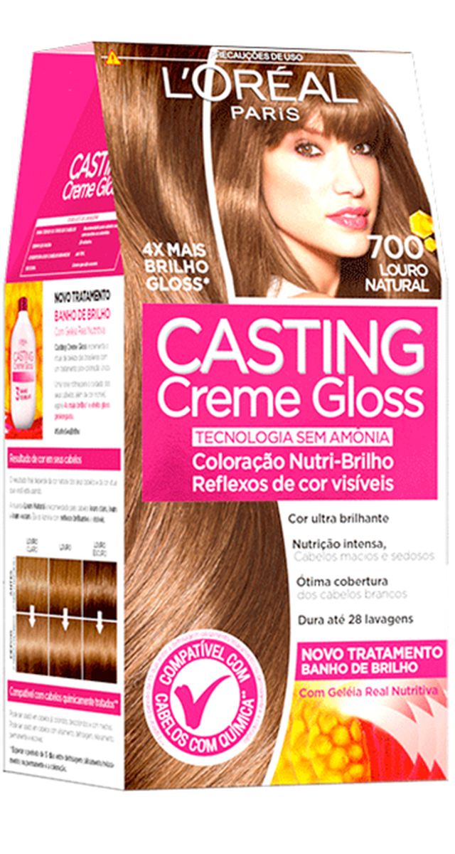 TONALIZANTE CASTING CREME GLOSS 700 LOURO NATURAL LOREAL PARIS