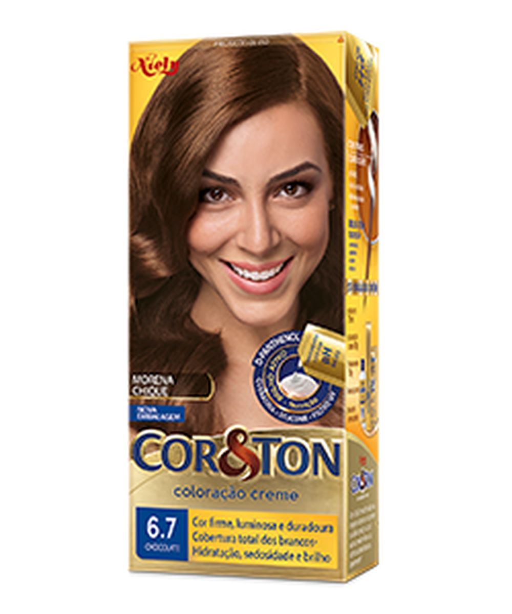 COLORAÇÃO COR&TON 6.7 CHOCOLATE NIELY 50G
