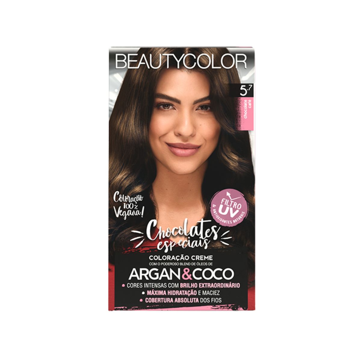 COLORAÇÃO 5.7 CHOCOLATE CAFÉ BEAUTY COLOR