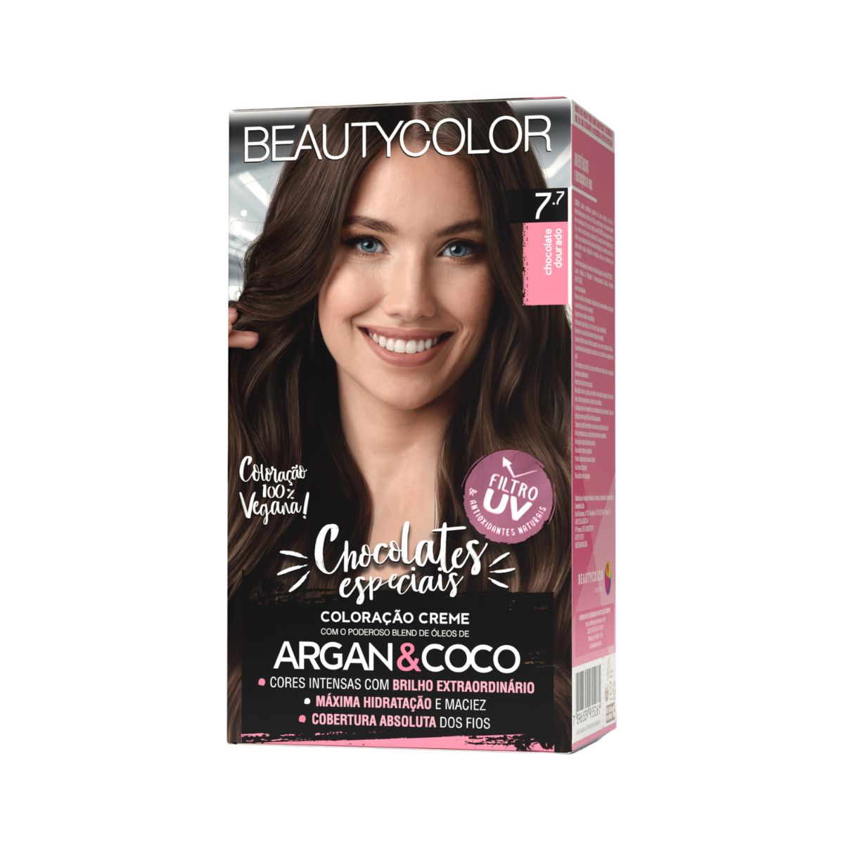 COLORAÇÃO KIT 6.7 CHOCOLATE SUÍÇO BEAUTY COLOR