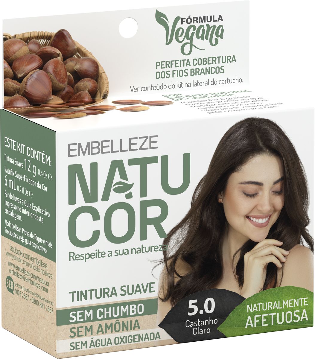 TINTURA NATUCOR 5.0 CASTANHO CLARO