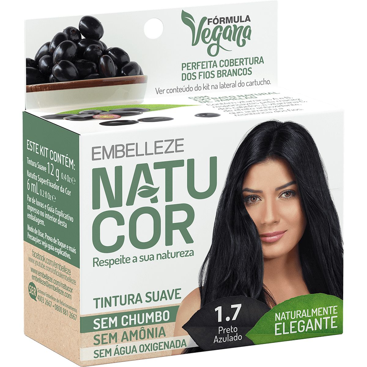 TINTURA NATUCOR 1.7 PREO AZULADO