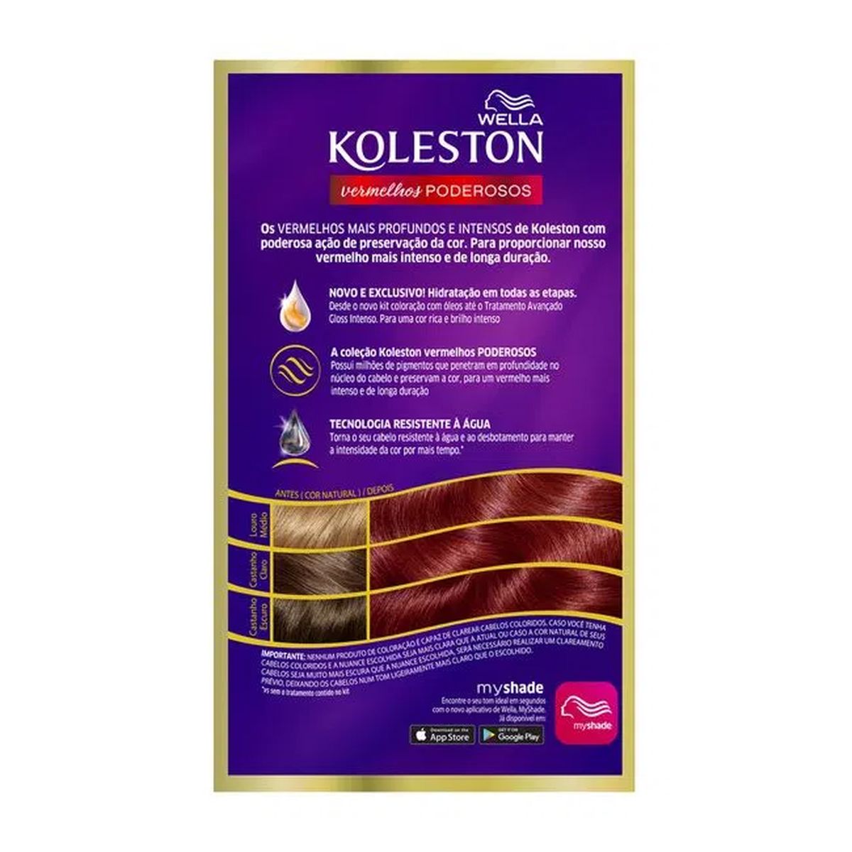 COLORAÇÃO PERMANENTE 5546 AMORA KOLESTON 55G