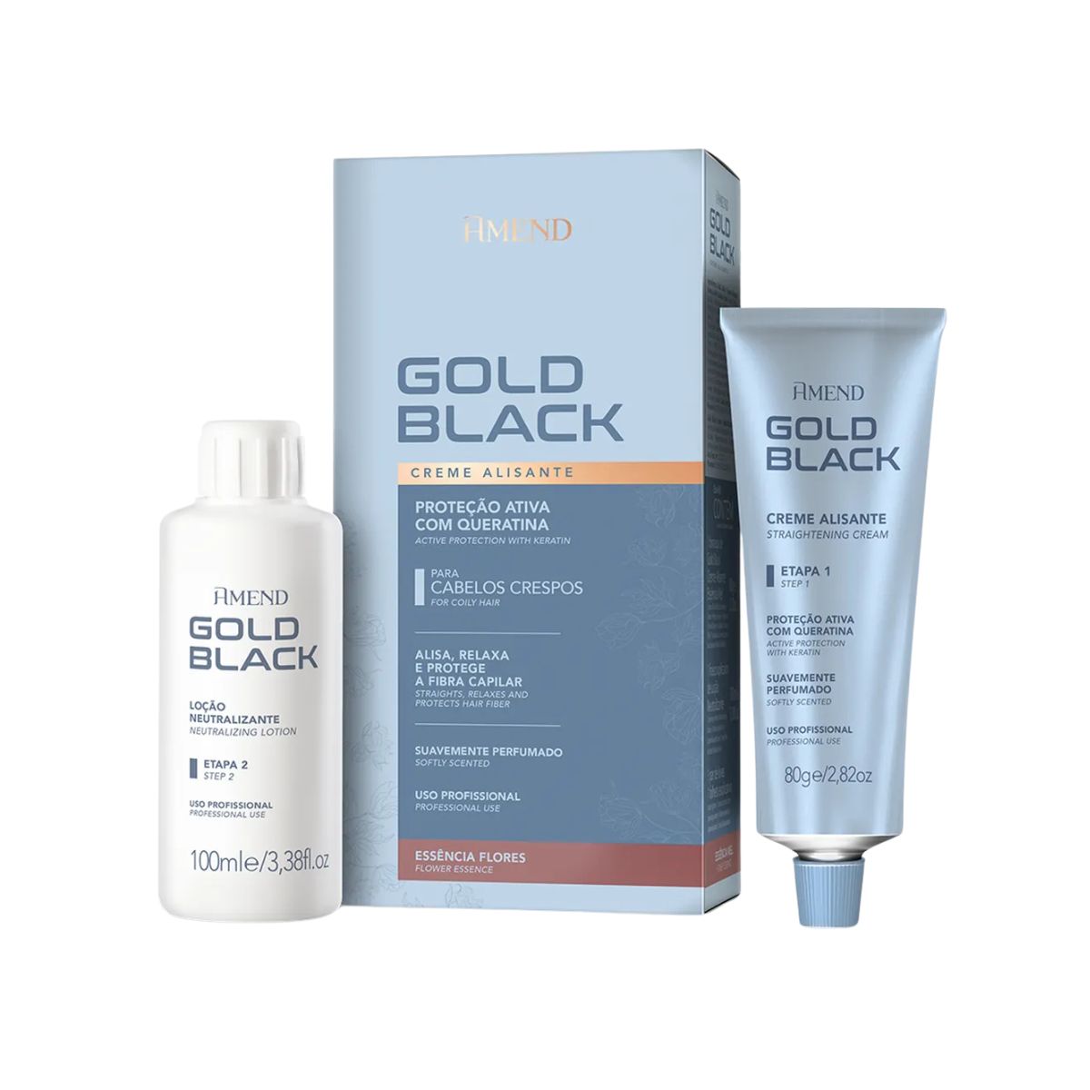 KIT ALISANTE GOLD BLACK FLORES AMEND