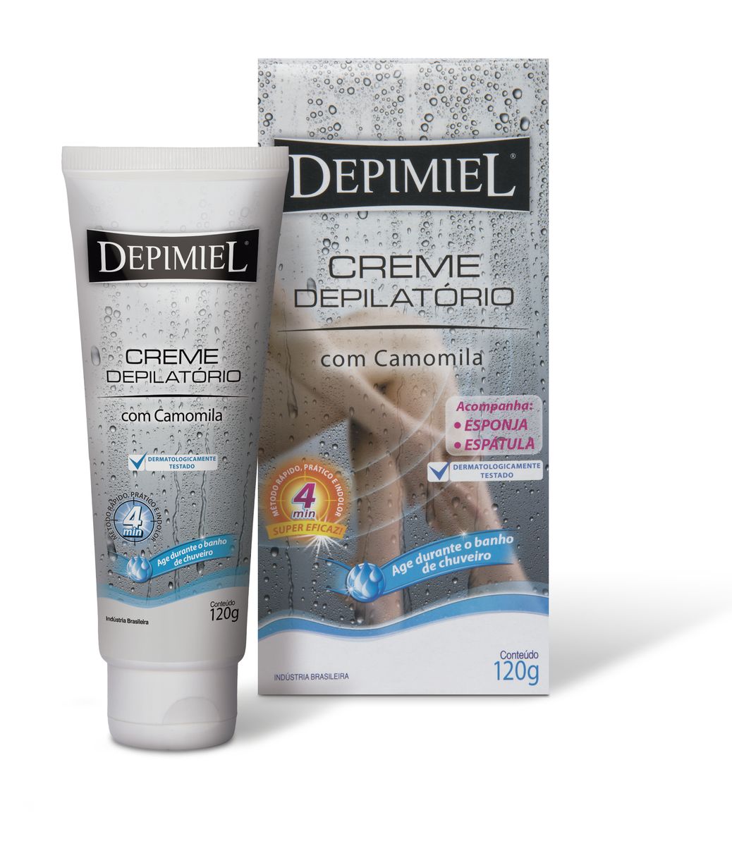 CREME DEPIMIEL DEPILATÓRIO CORPORAL PARA BANHO 120G